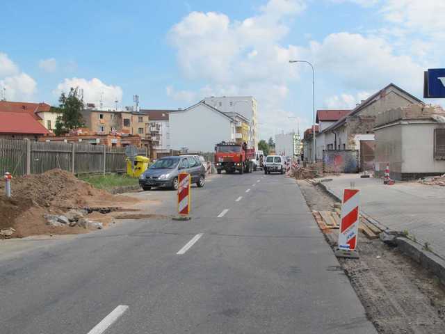 Nehoda na Pardubické ulici - foto č. 1