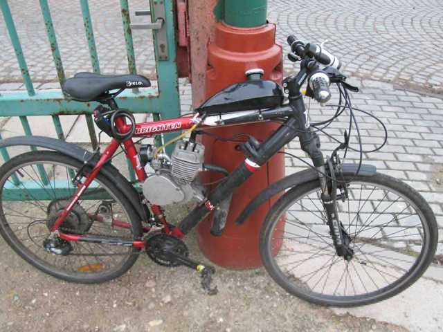 Nelegálně přestavěné jízdní kolo - foto č. 1