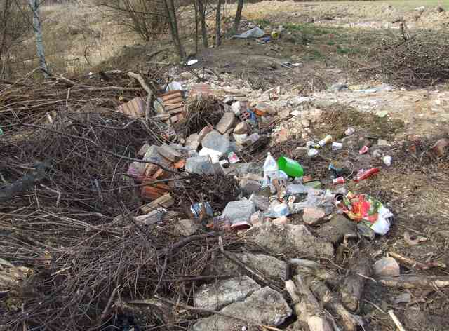 Nelegální skládka odpadu - foto č. 1