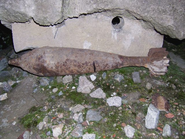 Nevybuchlá munice