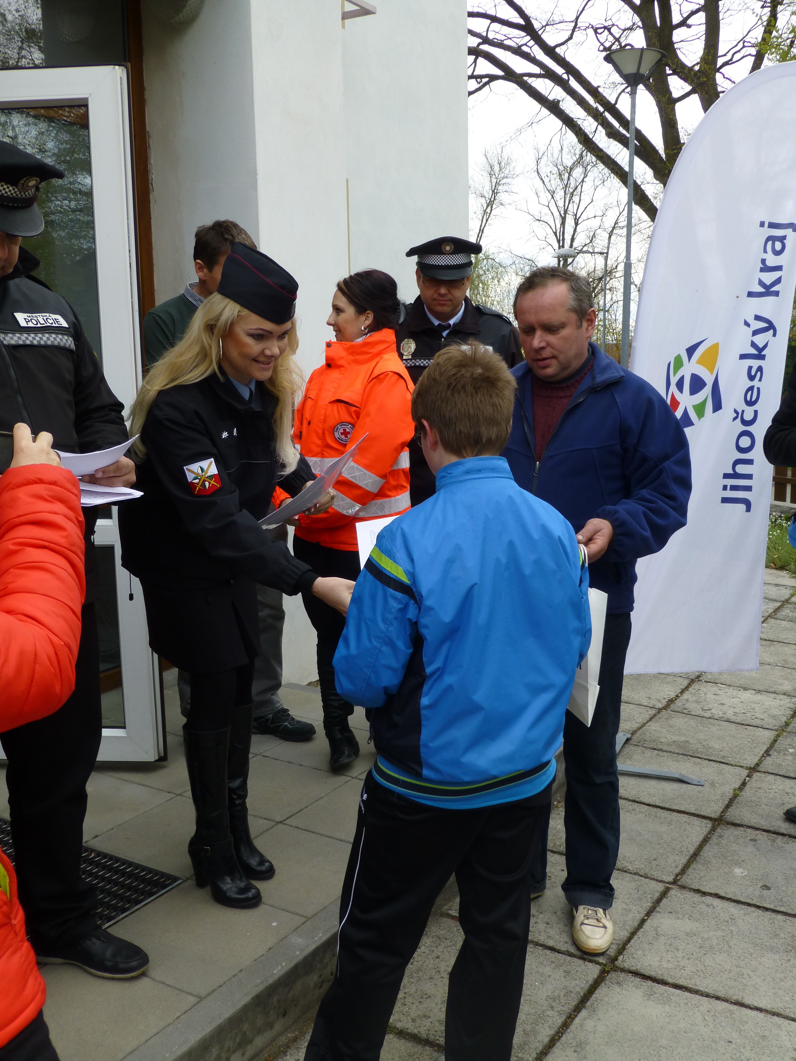 Oblastní kolo soutěže Mladých cyklistů z Třeboně.JPG