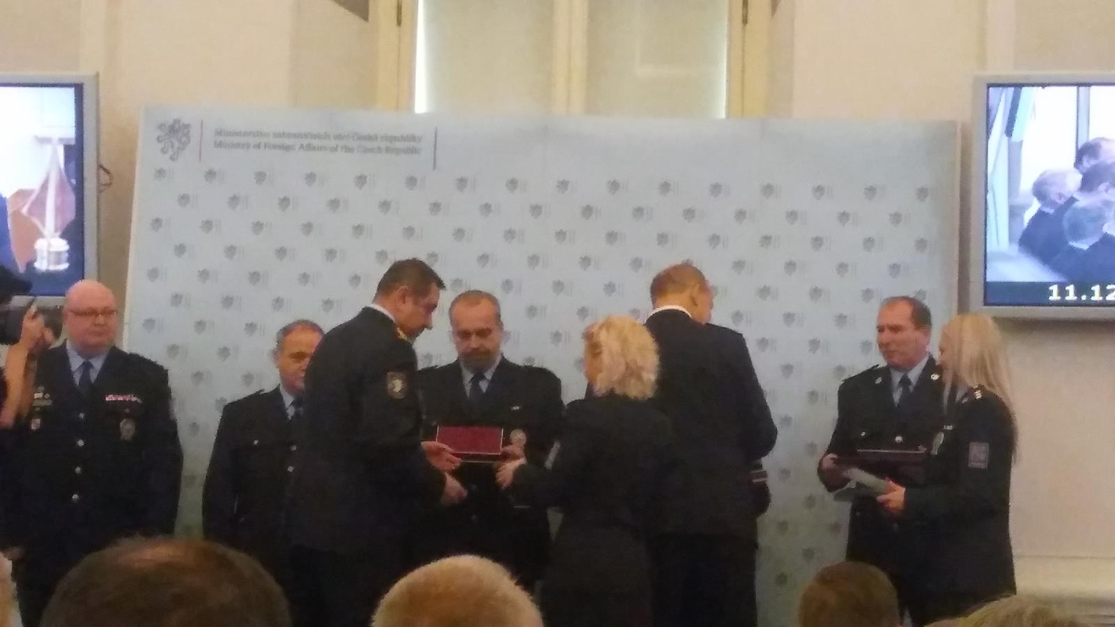 Ocenění policistů Odboru cizinecké policie