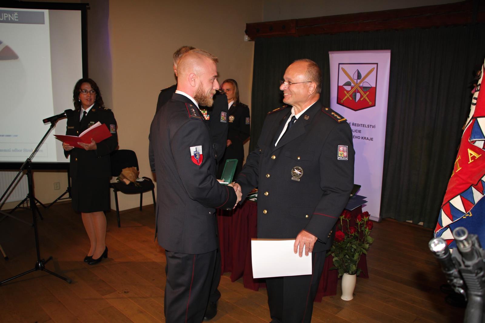 Ocenění policistů z okresu Strakonice