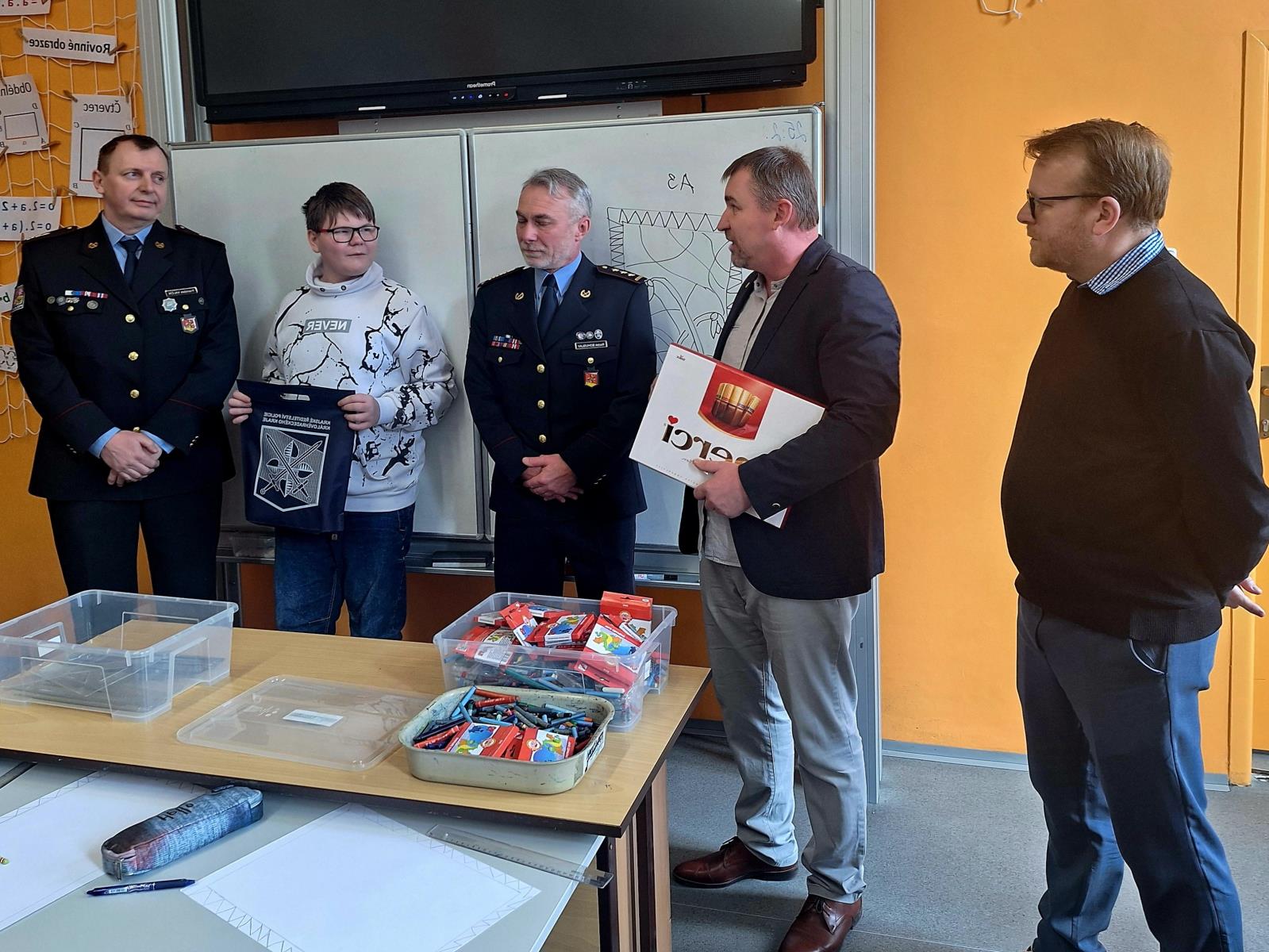 Ocenění žáka za záchranu