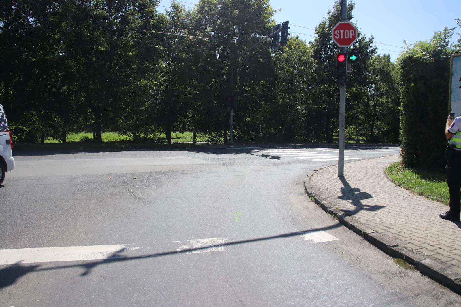 Odbočka na ulici Sokolská.JPG