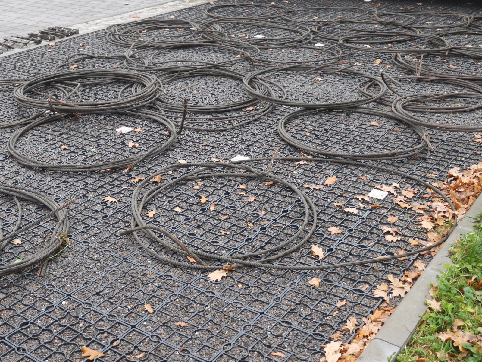 Odcizené kabely, dráty, lanka