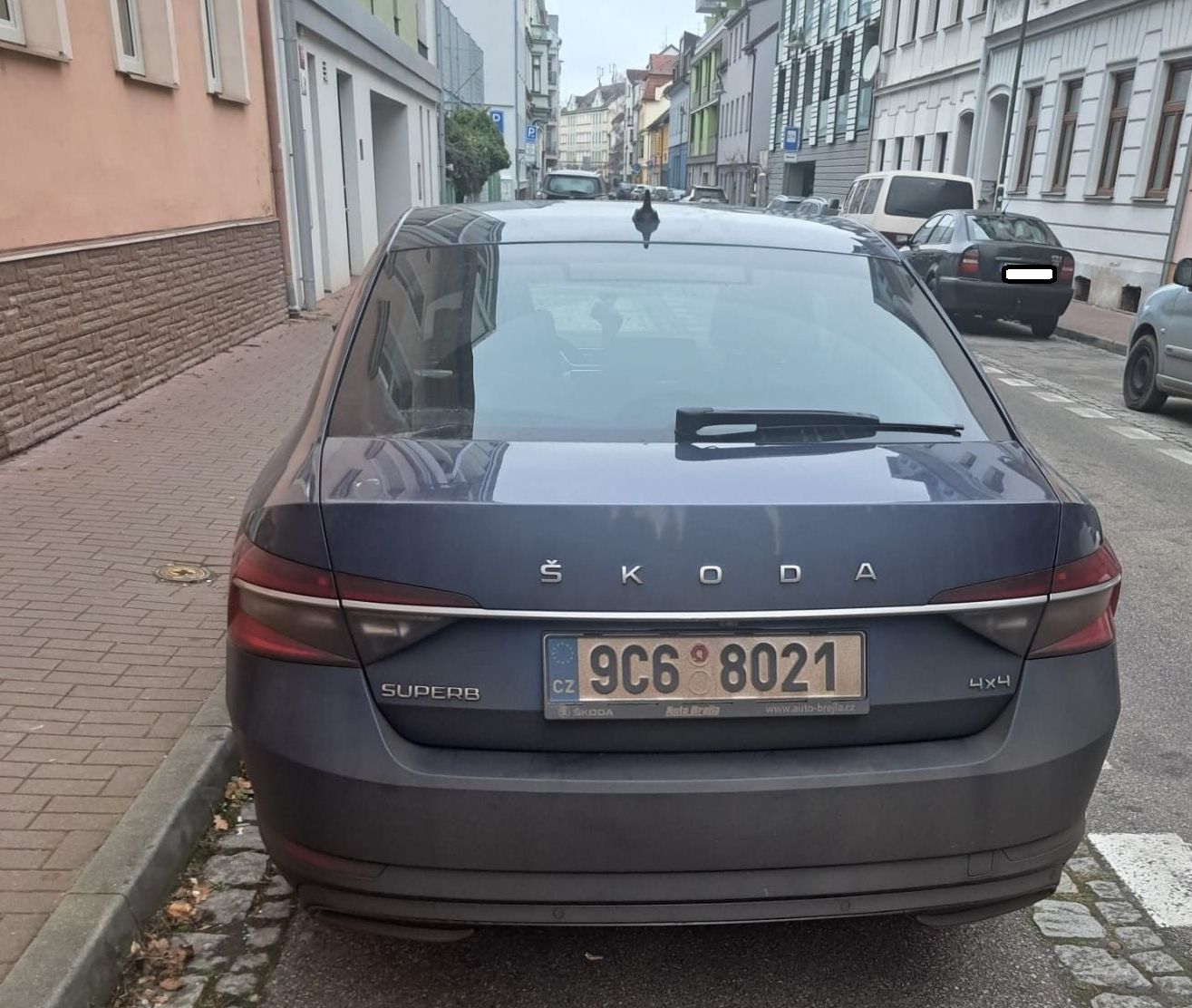 Odcizené vozidlo Škoda Superb