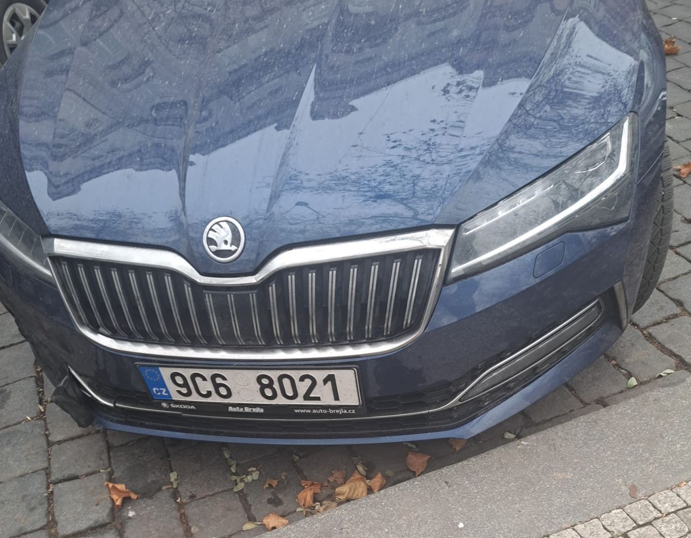 Odcizené vozidlo Škoda Superb