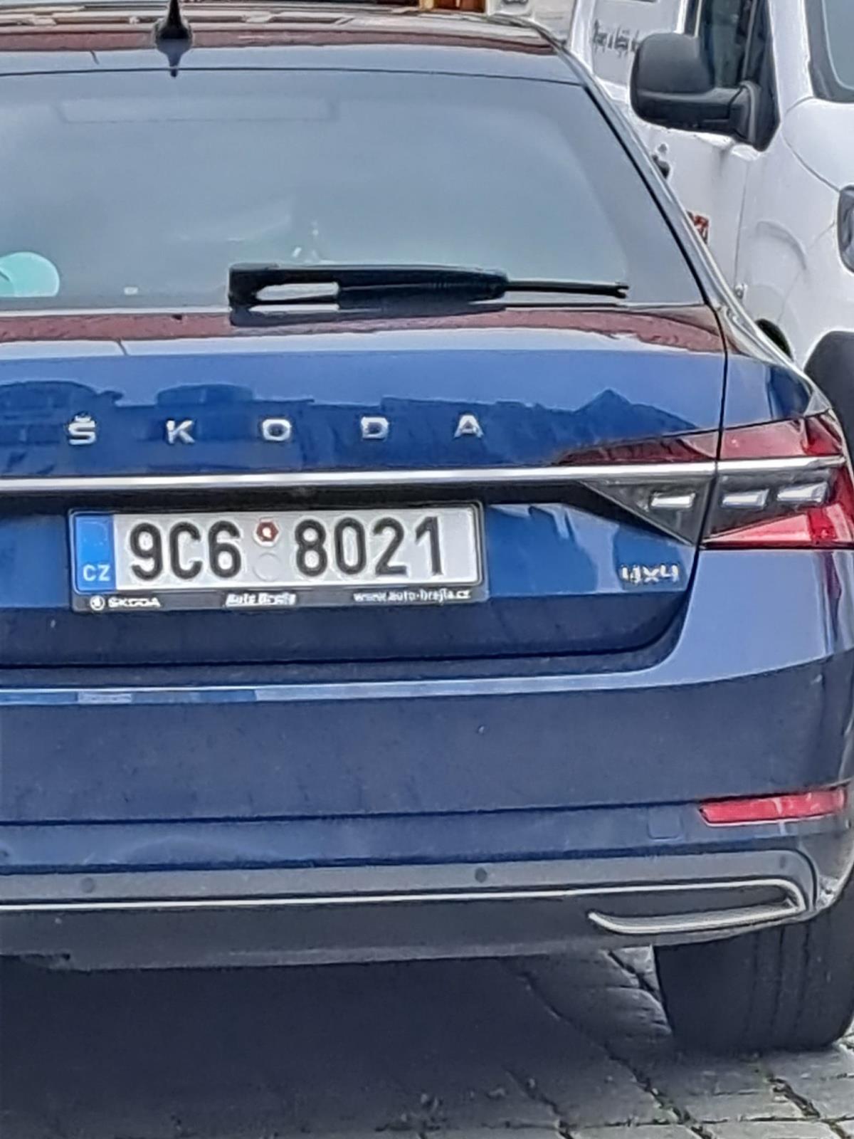 Odcizené vozidlo Škoda Superb