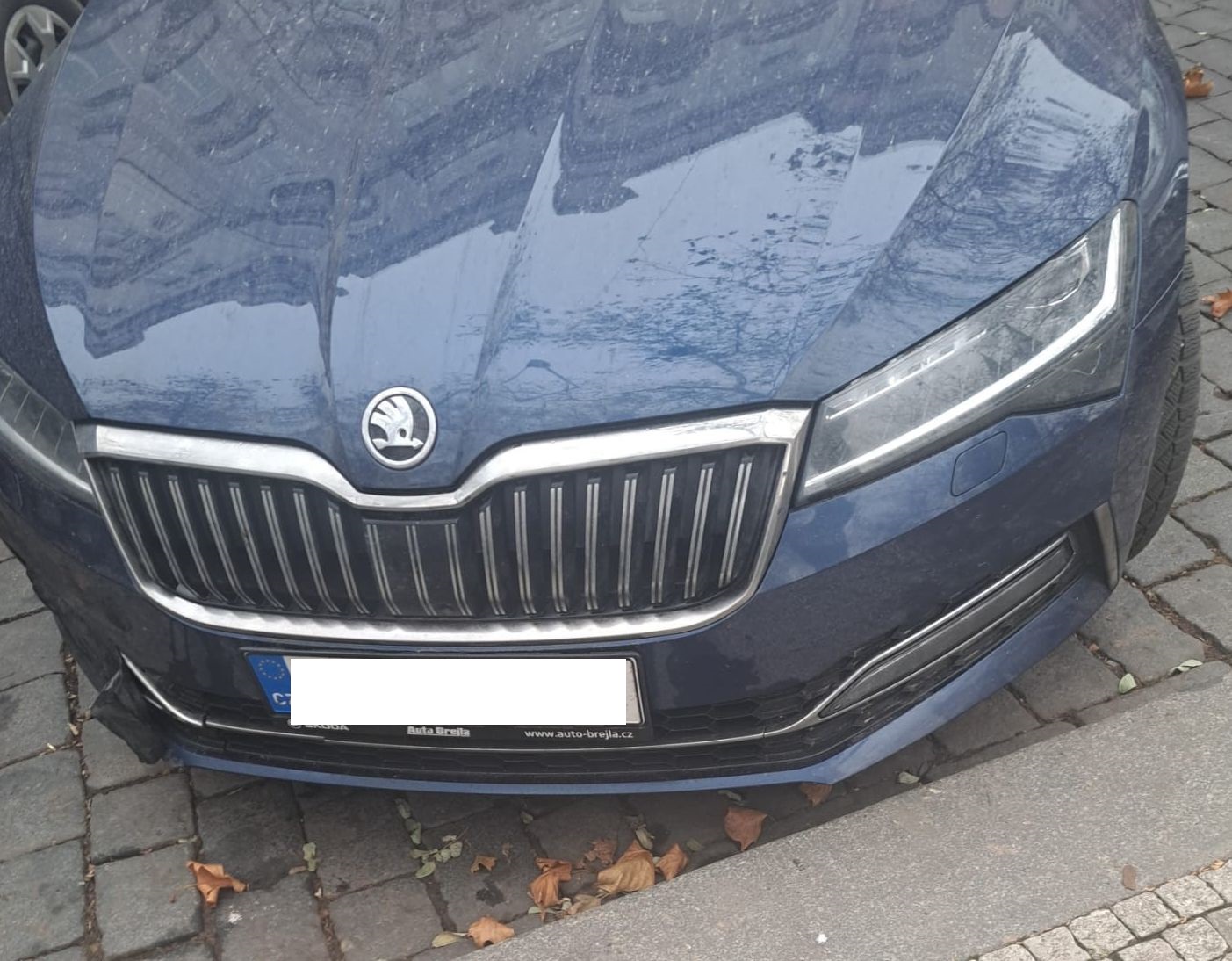 Odcizené vozidlo Škoda Superb