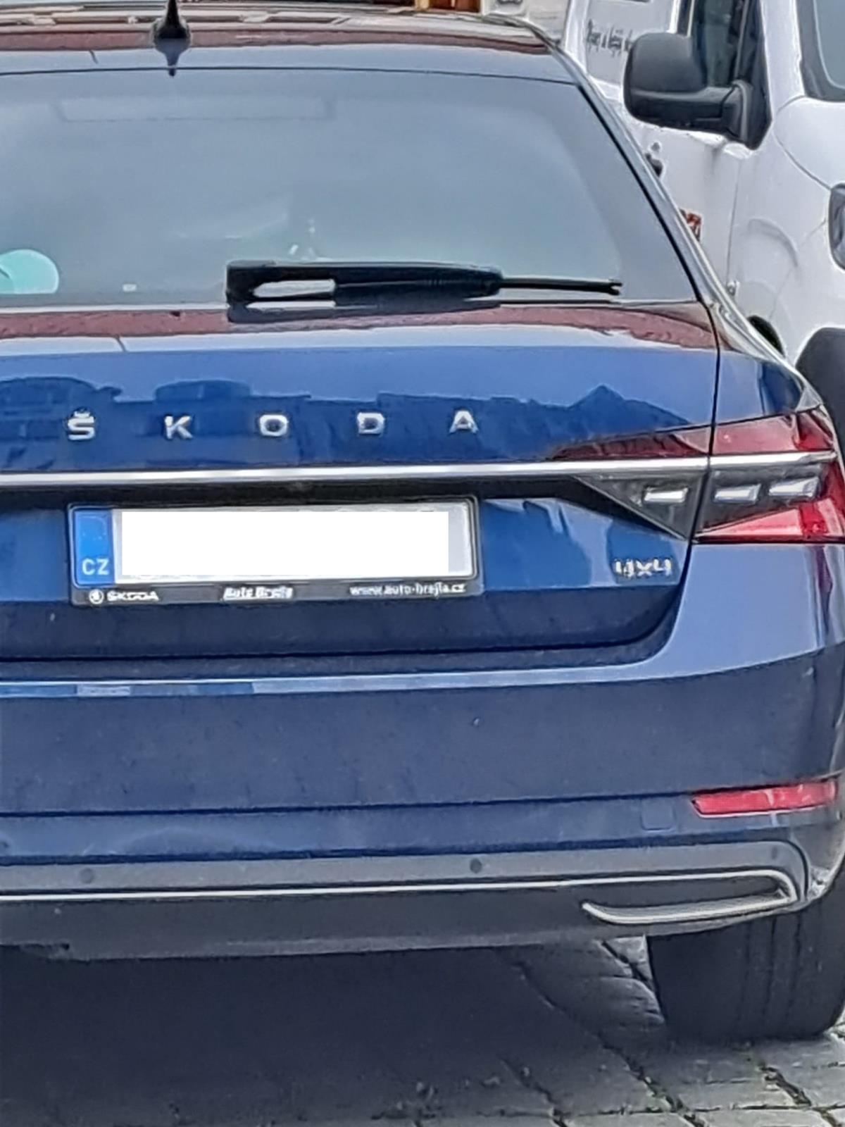 Odcizené vozidlo Škoda Superb