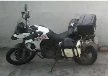 Odcizený motocykl