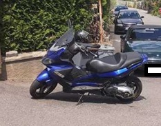 Odcizený motocykl v Berouně