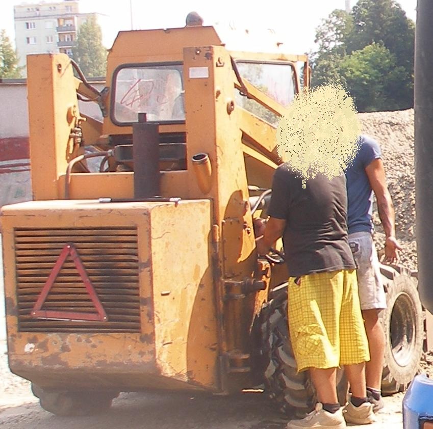 Odcizený zemní stroj