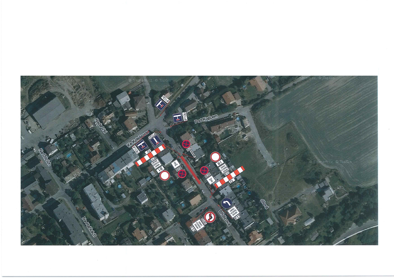 Odkanalizování Koterova - přeložka plynovodu