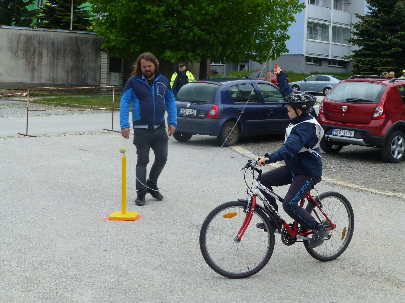 Okresní kolo soutěže " mladých cyklistů" ve Studené