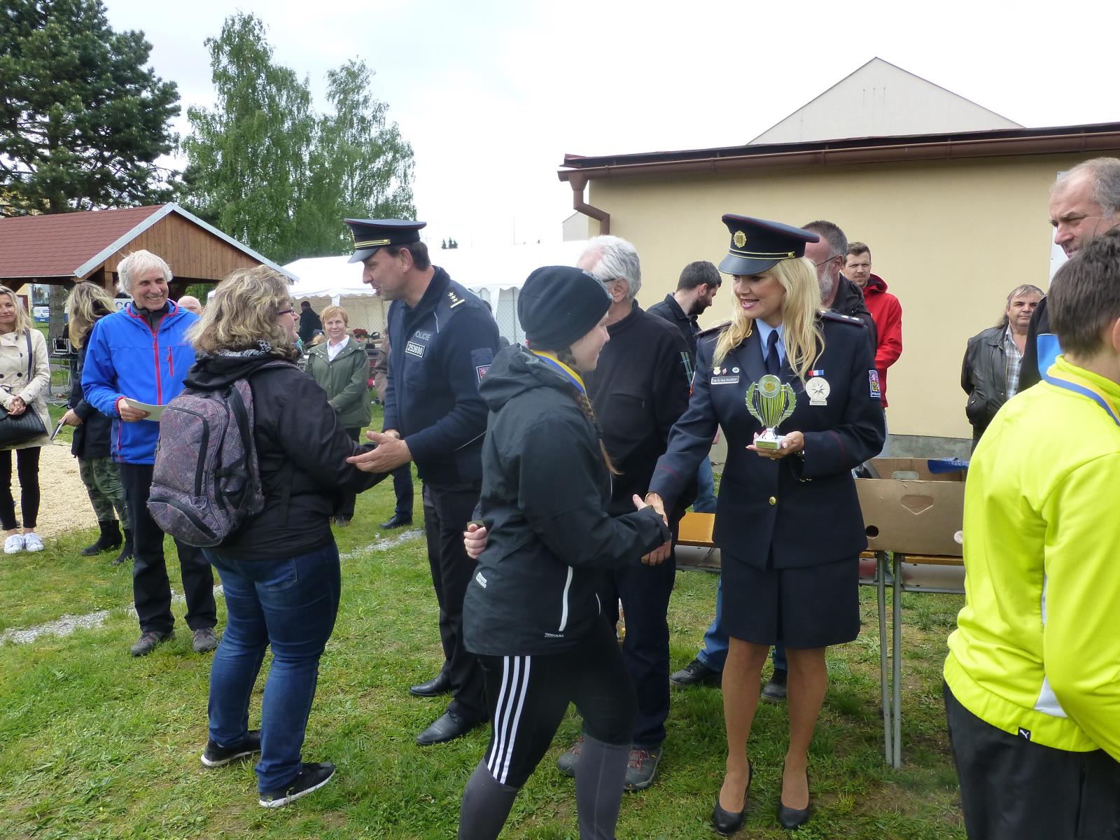 Okresní kolo soutěže " mladých cyklistů" ve Studené