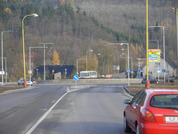 Okružní křižovatka Hrabačov