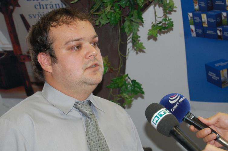 Onřej Kubjat při rozhovoru