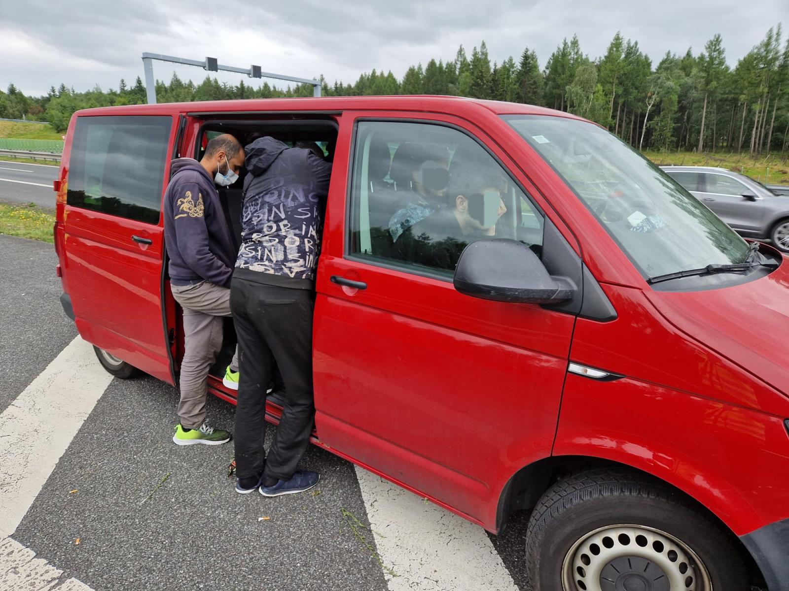 Opatření MIGRACE - zajištěné vozidlo