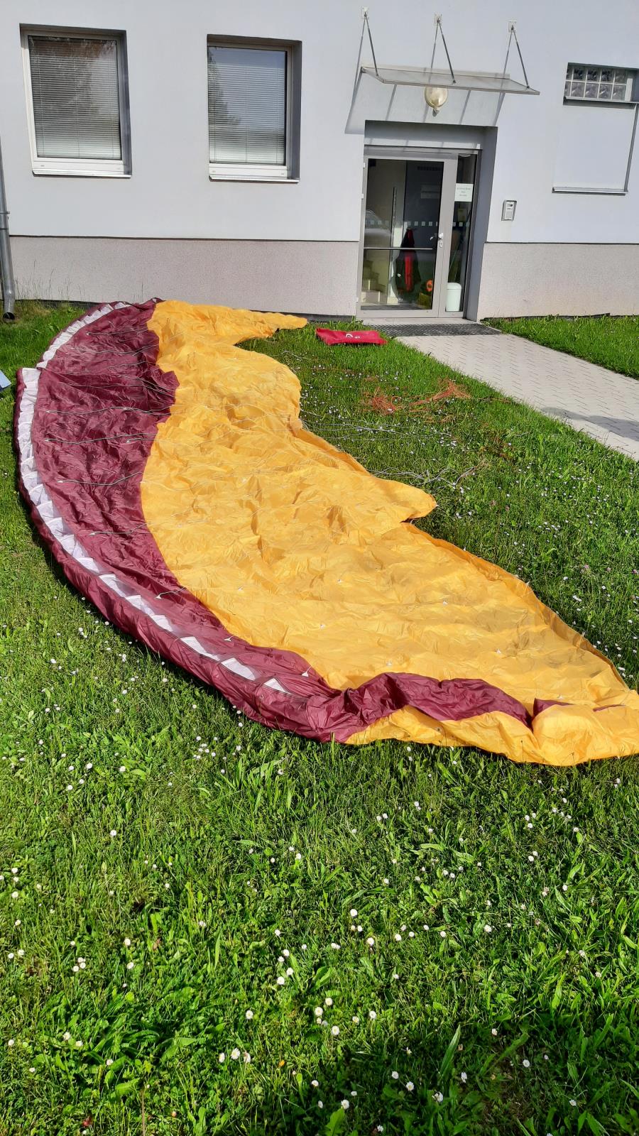 Pád paraglidisty