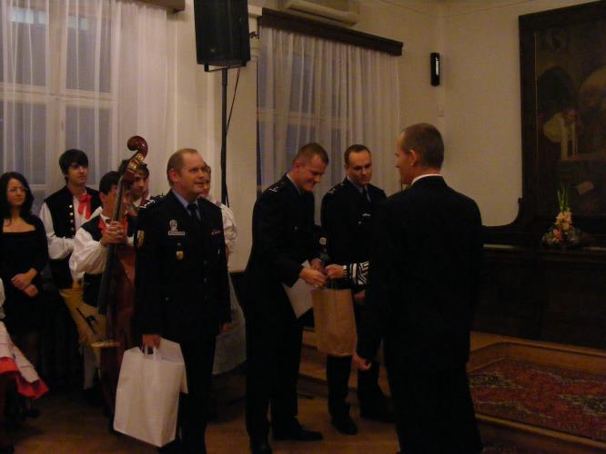 Poděkování policistům
