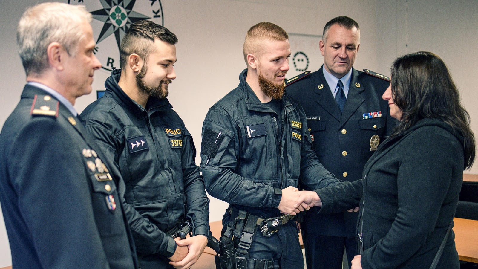 Poděkování policistům
