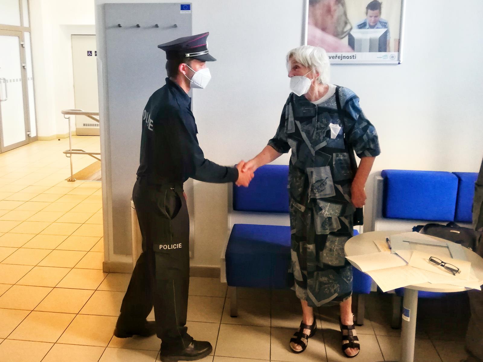 Poděkování policistům za odvedenou práci na Náchodsku 23.7.2021