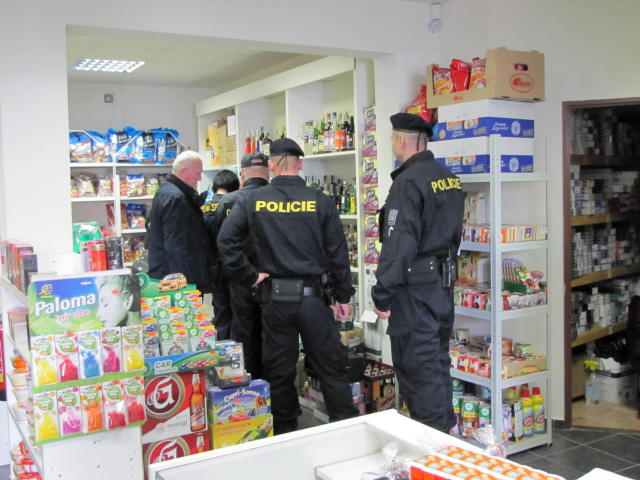 Policejní akce.