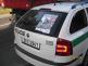 Policejní auto s logem "Zebry"