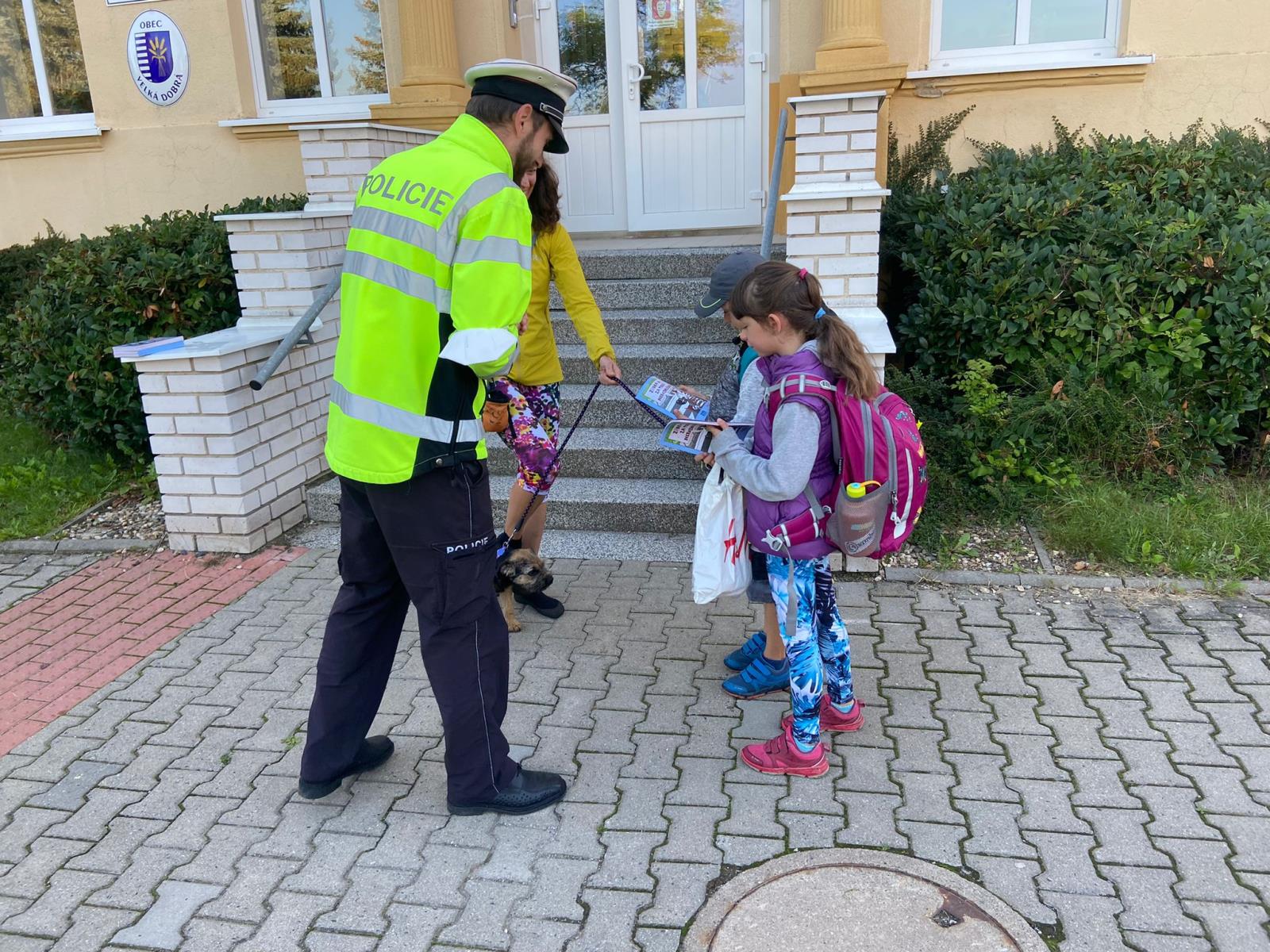 Policejní dohled na přechodech - "zebra"
