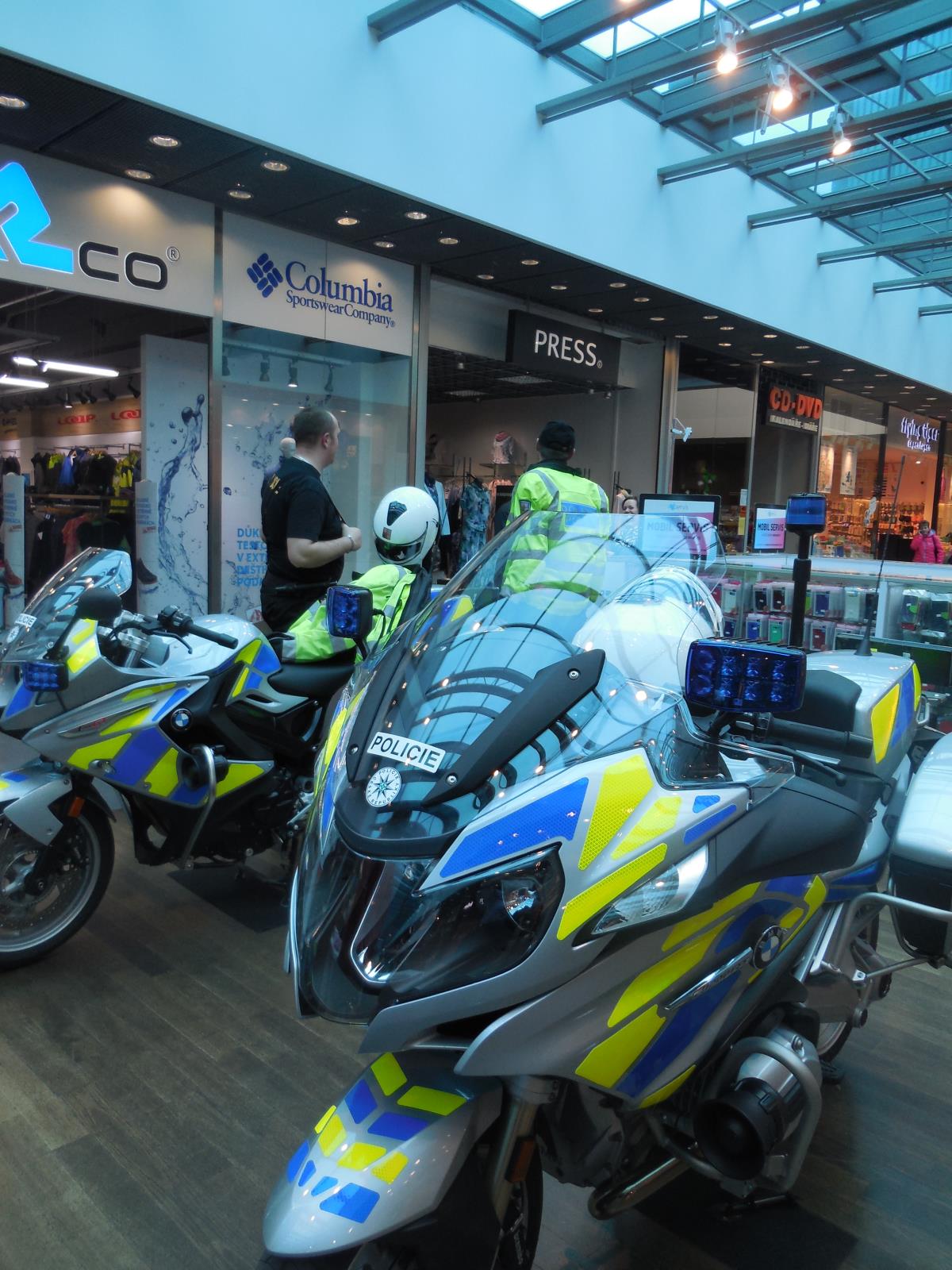 Policejní motocykly BMW v Jihlavě