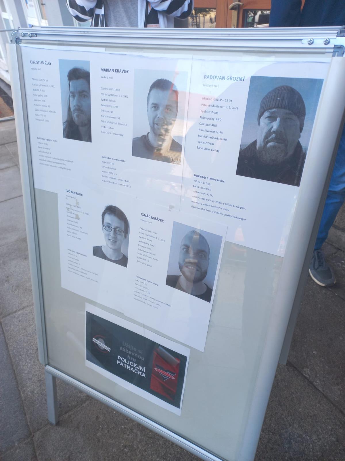 Policejní pátračka v Hořovicích