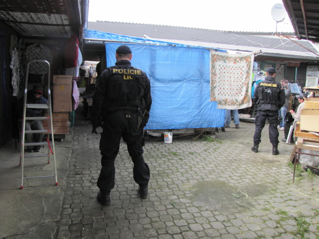 Policejní zásah Potůčky