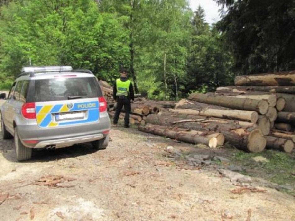 Policie v lese - motorkáři.jpg