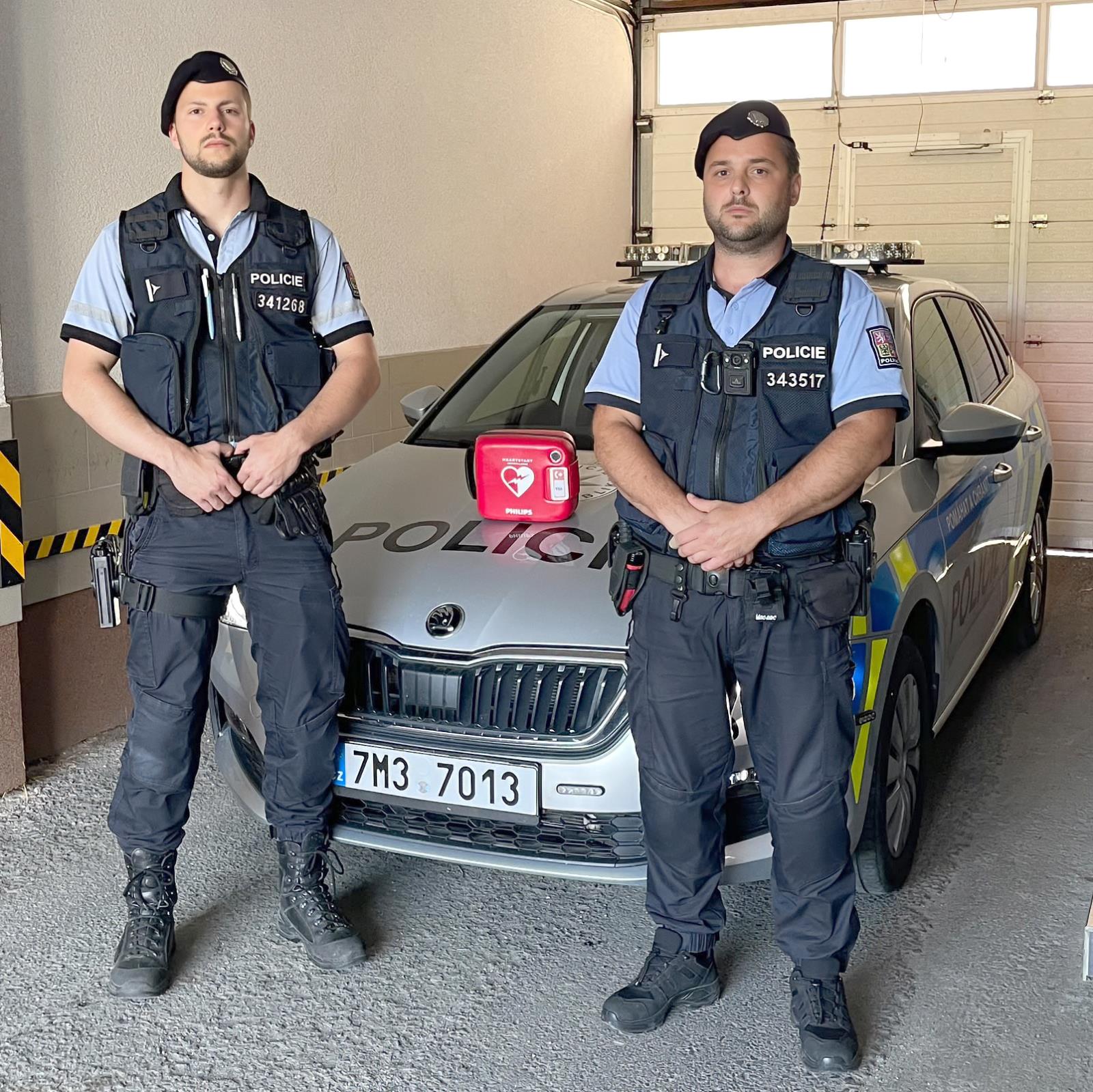 Policisté z OOP Velká Bystřice