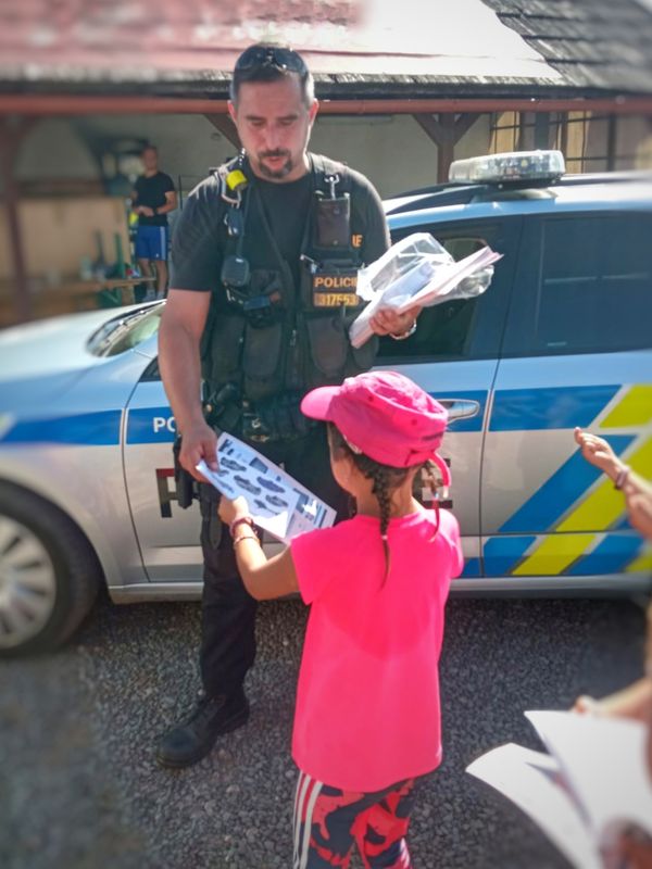 Policisté zavítali na fotbalový kemp do České Skalice 3.8.2022