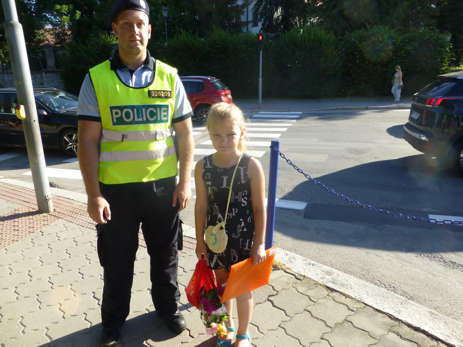 Policisté dohlíželi na bezpečnost u základních škol