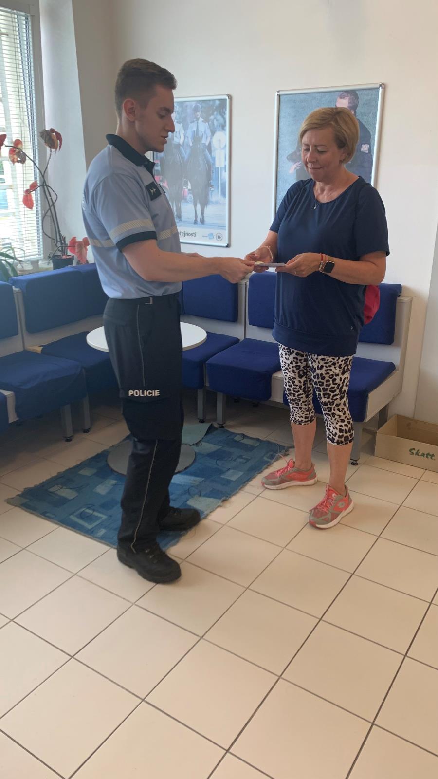 Policisté prováděli forenzní značení jízdních kol