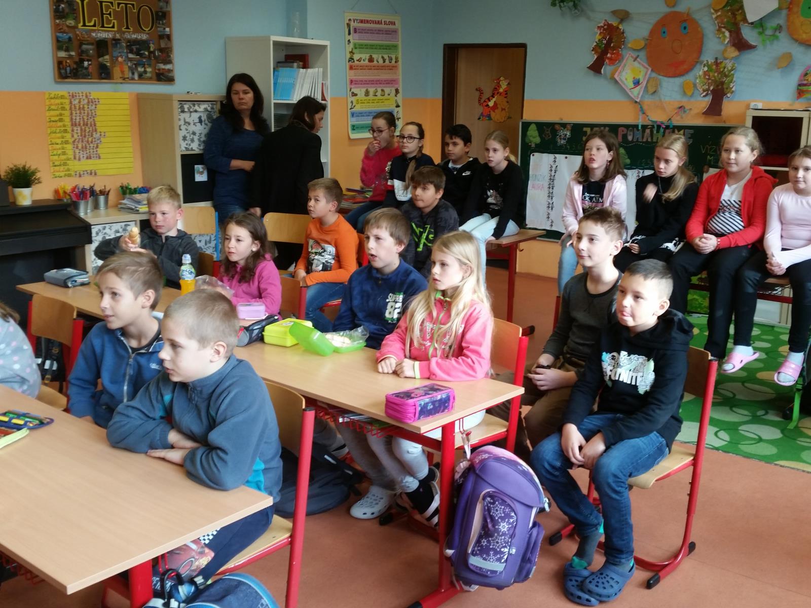 Policistky navštívily děti ze ZŠ 1.KŠPA v Kladně