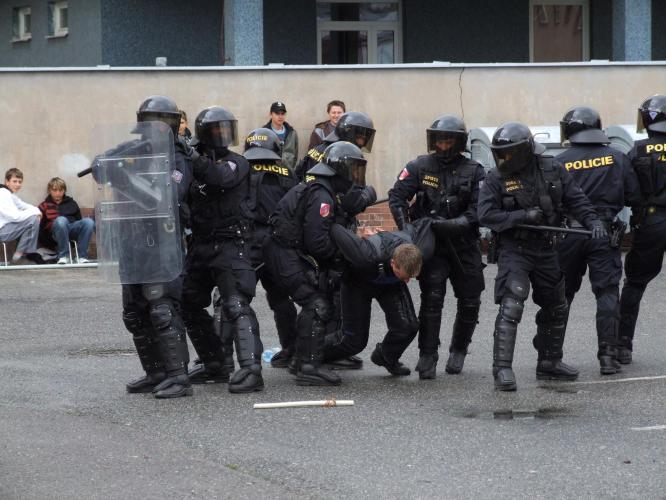 Pořádková jednotka v akci