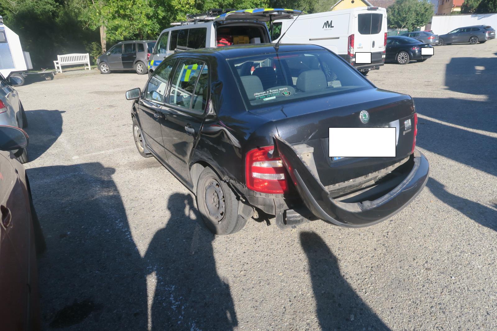 Poškozená Š Fabia z DN v Kaplici.jpg