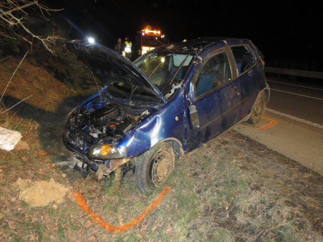 Poškozené vozidlo Fiat
