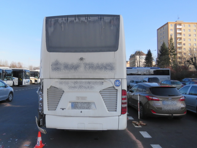 Poškození autobusů