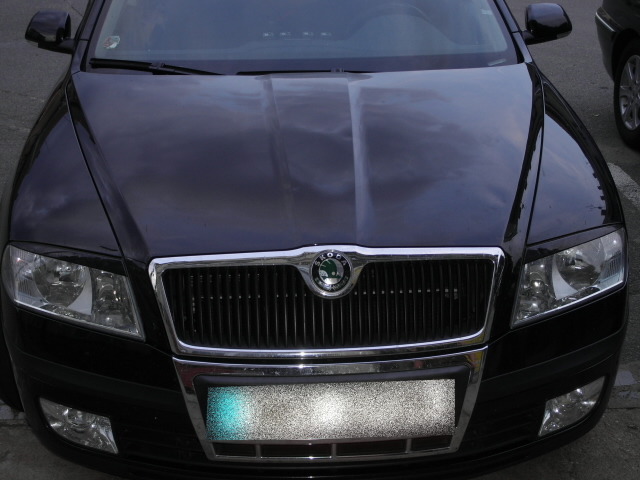 Poškozeno vozidlo Škoda Octavia