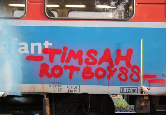 Posprejované vagony