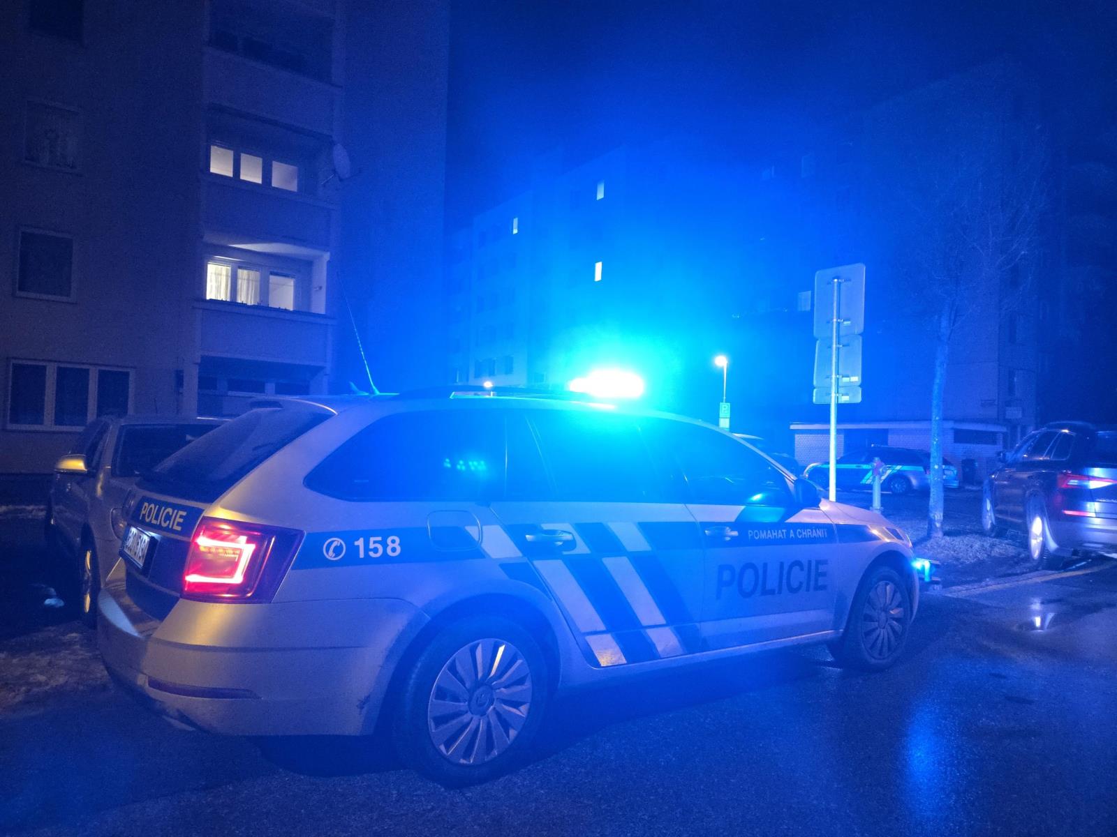 Požár bytu v Českých Budějovicích