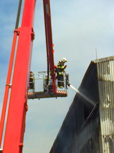 Požár seníku v obci Malíkovice