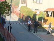 Požár skladu pyrotechnicky