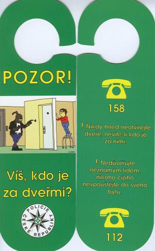 Pozor! Víš, kdo je za dveřmi